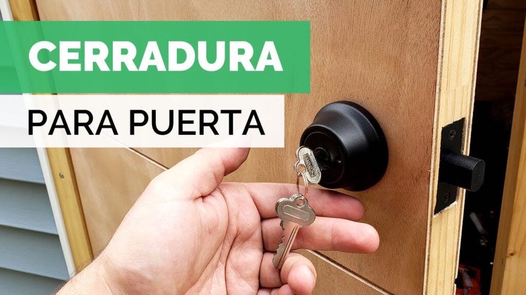 Como instalar o cambiar una cerradura nueva (Paso a paso)