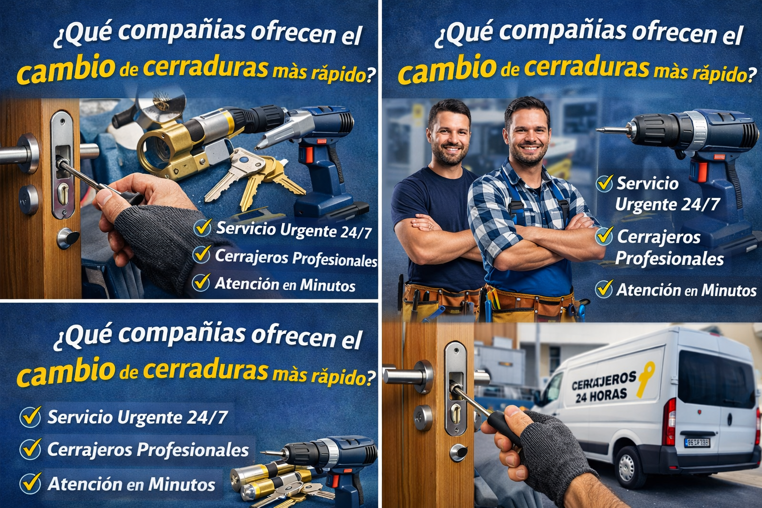 Que companias ofrecen el cambio de cerraduras mas rapido Sant Feliu de Llobregat - &iquest;Qu&eacute; compa&ntilde;&iacute;as ofrecen el cambio de cerraduras m&aacute;s r&aacute;pido en Sant Feliu de Llobregat?