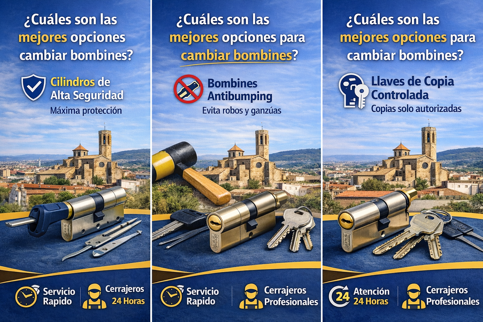 Cuales son las mejores opciones para cambiar bombines Sant Feliu de Llobregat - &iquest;Cu&aacute;les son las mejores opciones para cambiar bombines en Sant Feliu de Llobregat?